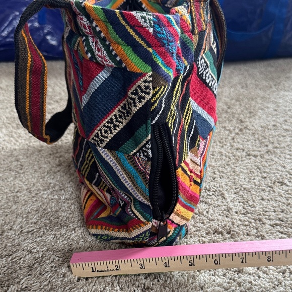 Multicolor Patchwork Tote Bag - Picture 6 of 6